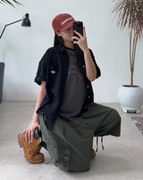 Sepun Roll-up Patch Check Shirt