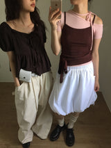 Mono Tie-Up Sleeveless (4color)