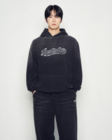 25FW DISTRESSED HOODIE BLACK