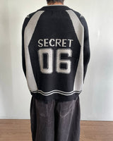 Star-printed Knitwear Zip-Up