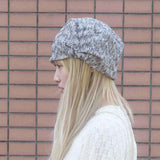 Wrinkle Band Beanie (marble grey)