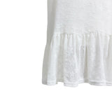 (2color) Dot Star Frill Mesh Half Sleeve Tee