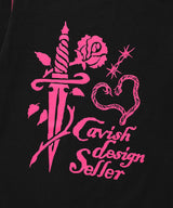 W ROSE LS TEE BLACK(CV2EFFT555A)