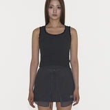 JOY SLEEVELESS IN DARK GREY