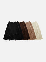 [Guest Look] Latte Boat Neck Loose Fit Long Knit (4c)