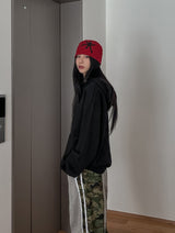 Ber Oversized Knitwear Hoodie