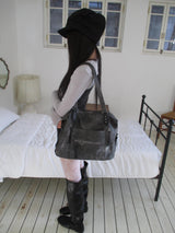 vintage twin zip bag