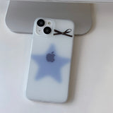 Blue - Slow Star Ribbon Phone Case_matt