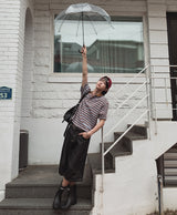 Riddle Stitch Bermuda Denim Pants