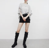 Fidel String Slit T-Shirt