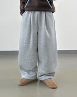 Nover Back Patch Fleece Sweat Pants