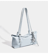 Star Print Soft Quilted Toast Bag - Premium Mini Crossbody Bag