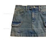 Mare washing cargo miniskirt