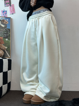 INSIDE-MINK🤍 PINTUCK BASIC LONG WIDE PANTS 🤍🖤🩶3COLOR