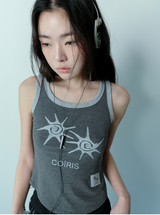 RAPHION CROP SLEEVELESS (2COLOR)