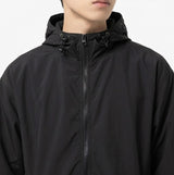Crop Banding Light Windbreaker Black