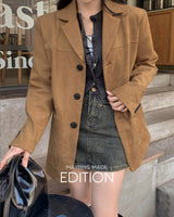 【MADE】Middle suede jacket