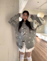 Cabin Toggle Oversized Fit Knit Cardigan