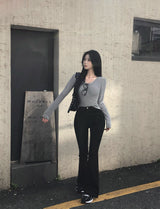 [BELLIDE MADE] ワーク, デイリーフレアロングパンツ
