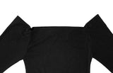Puol テンション スリム オフショルダー Tシャツ