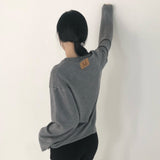エイドリアンバックレザールーズフィットニット UNISEX (4Color)