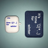It's time for winter (white) airpod case