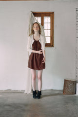 T/T Bod round knit cardigan (cream)