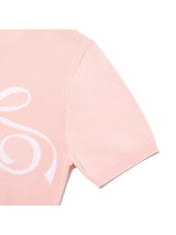 KIRSH PLAIN RIBBON CHERRY SUMMER KNIT - PINK