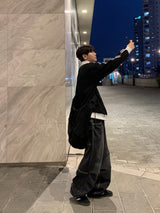 ヨルパラシュートワイドデニムパンツ