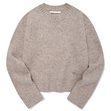 COLLECTION ROUND NECK KNIT [OAT MEAL]