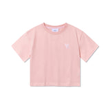 VZ 3D ロゴクロップTシャツ / ピンク