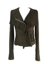 suede drape rider jacket (2color)