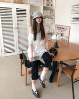 Lincy Dot Vintage Short Sleeve