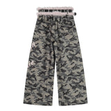 Nova Camo Fur Belt Pants 233413994