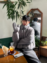 Winter Glove-Hood Puffer Jacket (3 Colors)