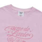 25SS ウーマンオパンチュウサギクロップ半袖Tシャツ ライトピンク