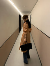 Lessder Organza ベルトドレス