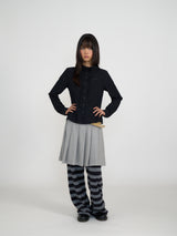 SNAP HOODIE SHIRT (BLACK)