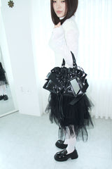 Shirring Buckle 2Way mini Shoulder Bag