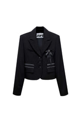 ASTRAL CROP JACKET / BLACK
