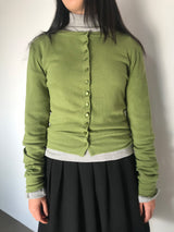 ル アンゴラ クルーネックカーディガン (6 Colors)