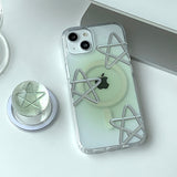 Green - スプリングスター Magsafe フォーンケース スマホグリップ セット