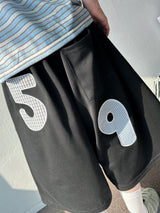 Baby Patch Number Print Bermuda Shorts 4color