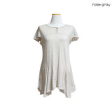 (3color) Soft Flare Slub Short Sleeve Tee