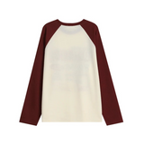 Rael Nagrang color matching point loose fit knit long sleeve