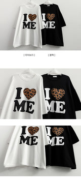 Love Hoppy Heart Boxy Fit Short Sleeve