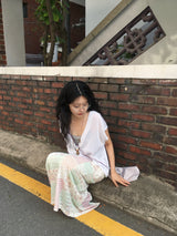 Patch Flower Skirt