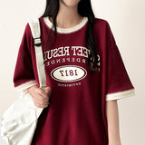 weat coloring short-sleeved T-shirt