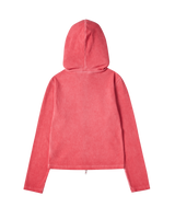 26SS WOMAN ウォッシュドリップフーディージップアップ