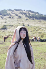 FLUFFY BUNNY JACKET (IVORY)